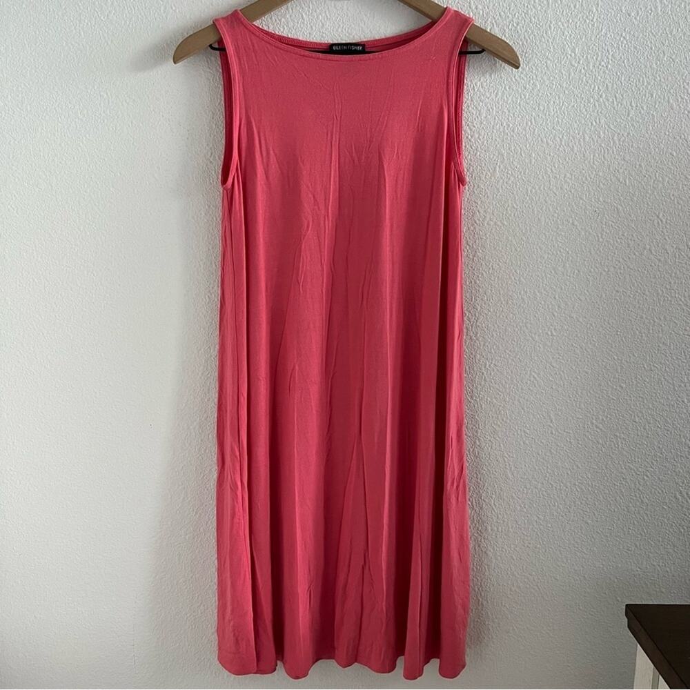 Eileen Fisher Pink Swing Tank Dress XXS